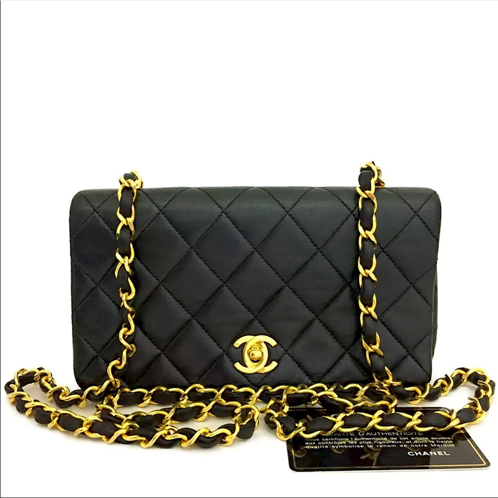 Chanel Mini Full Flap Crossbody Shoulder Bag